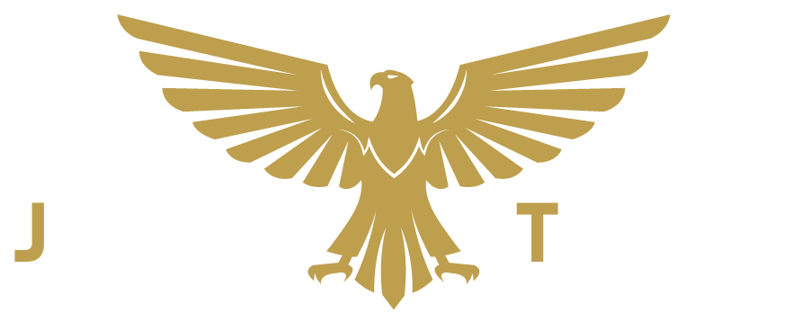 Black White Modern Royal Eagle Investment Logo